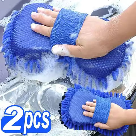 Car Wash Microfiber Chenille Car Wash Sponge Care Washing