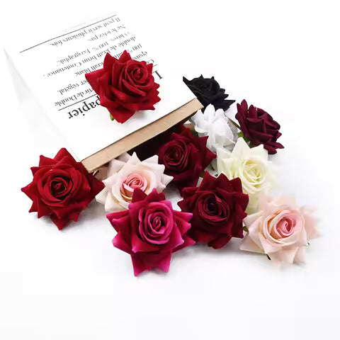 10 Heads Rose Bouquet Artificial Flowers Western Rose