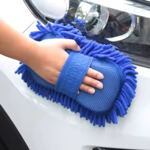 Car Wash Towels Cleaning Cloth Absorbent Dry Cloth General Purpose Microfiber Towel Thickened Yellow